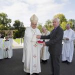 the key of the building is handed over